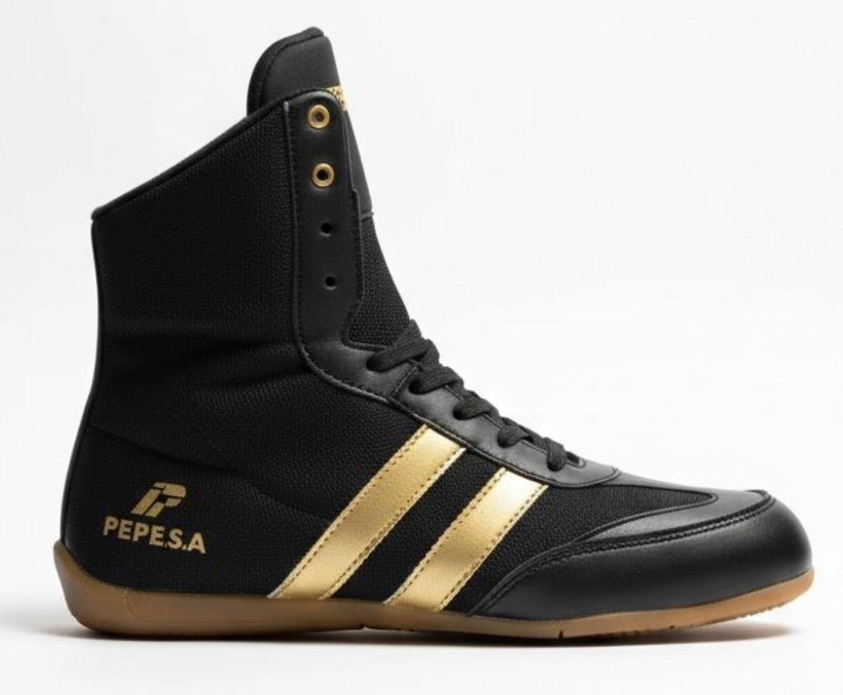 Bota de box negro/oro