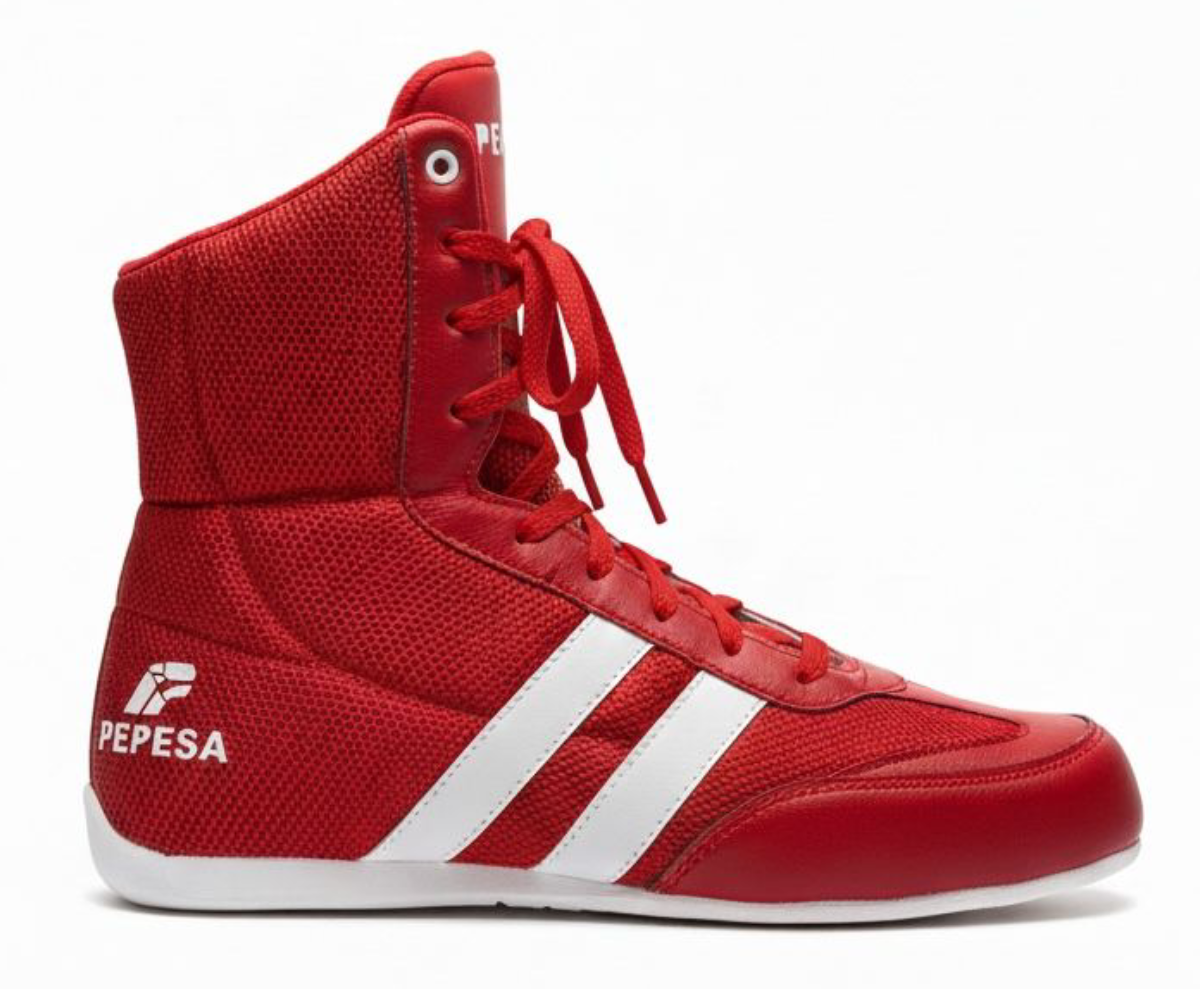 Bota de box roja
