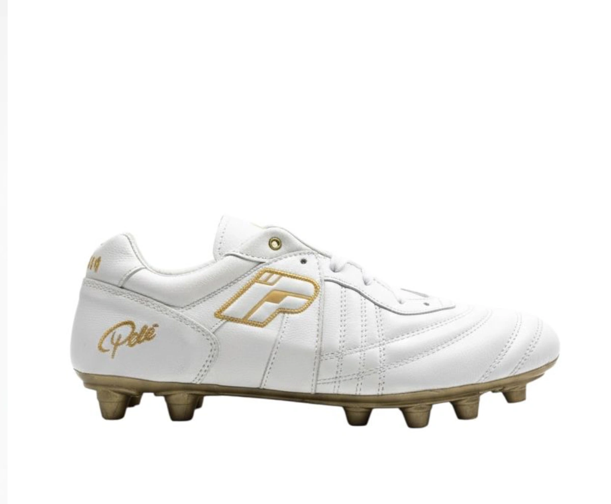 Pelé blanco/oro / Fútbol Soccer